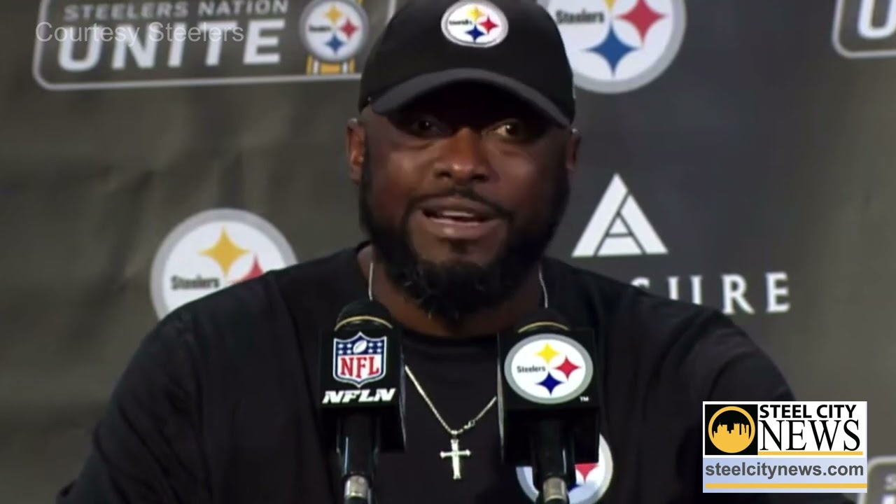 Coach Mike Tomlin Press Conference Pittsburgh Steelers And San Francisco 49ers