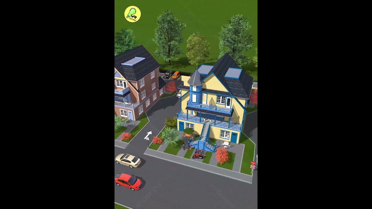 Design Ideas: New Painted Ladies Style Houses, Part 1, 3d Video #apartment #animation #sanfrancisco