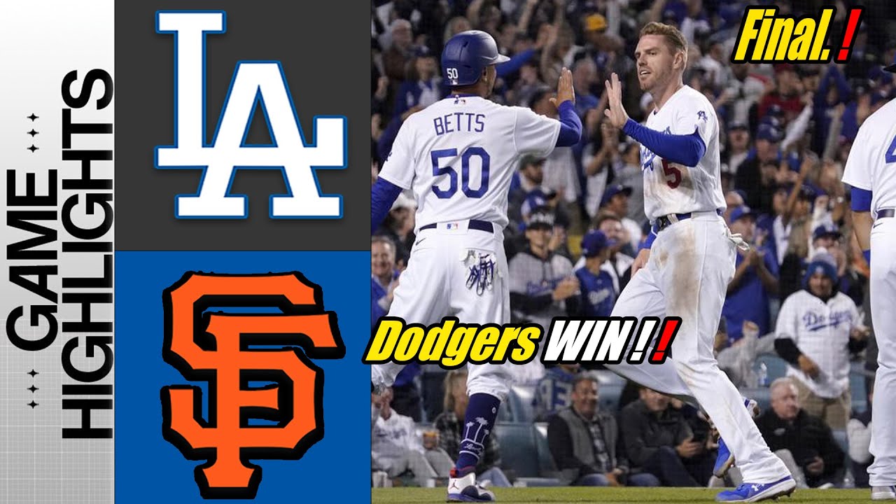 Dodgers Vs Giants [full Game] Sep 29, 2023 | Mlb Highlights 2023