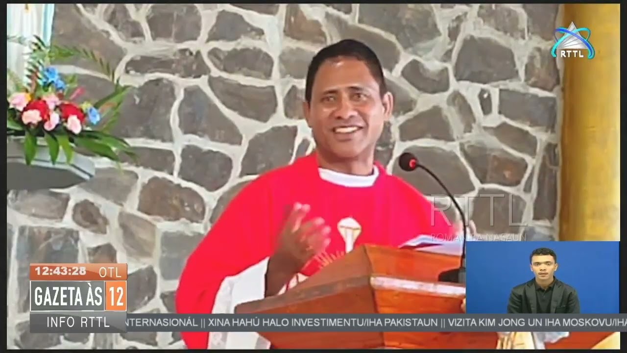 Dom Norberto Ho Sarani Selebra Ezistensia Parokia Santa Cruz Maliana