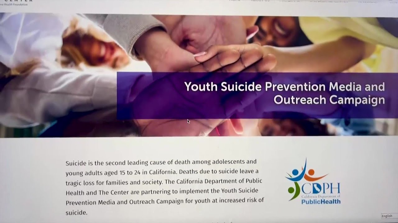 Efforts Are Underway To Prevent Youth Suicide In California