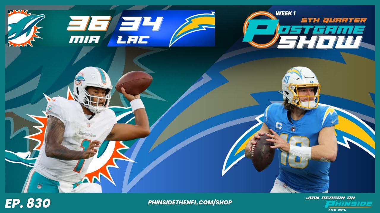 Episode 830: | 5th Quarter Post Game Show | Miami Dolphins Vs Los Angeles Chargers |