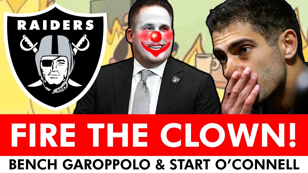 Fire Josh Mcdaniels! Raiders Rumors On Jimmy Garoppolo & Aidan O’connell After Steelers Game