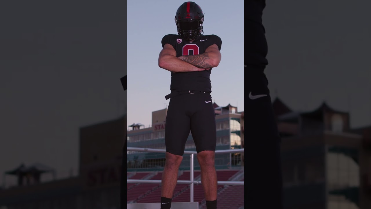 Flipped The Switch ⚫🔴⚫🔴⚫ #uniformreveal #drip #darkmode #gostanford #stanfordfootball