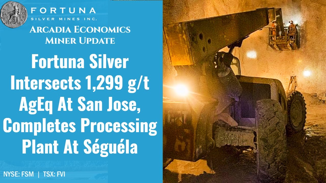 Fortuna Silver Intersects 1,299 G/t Ageq At San Jose, Completes Processing Plant At Séguéla