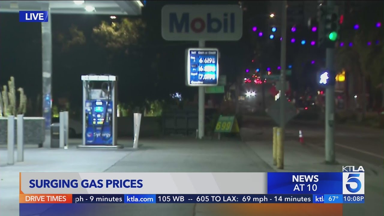 Gas Prices Surge To $6 A Gallon In Socal