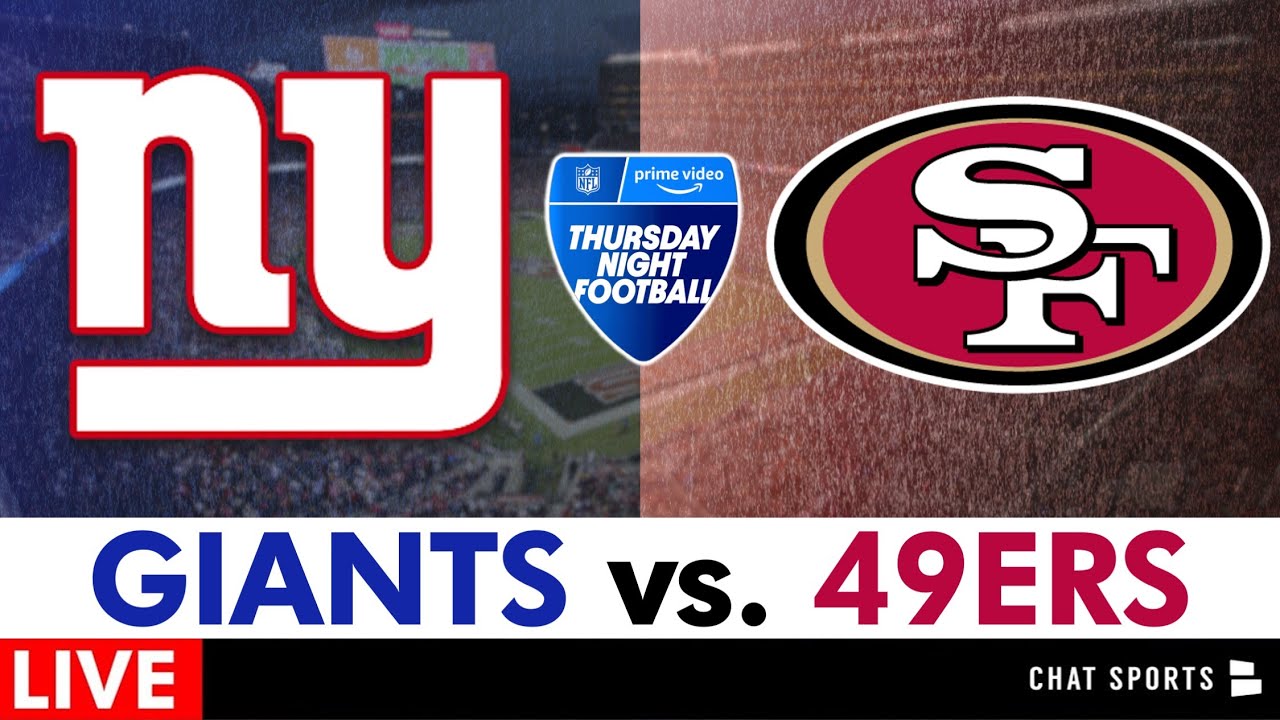 Giants Vs. 49ers Live Streaming Scoreboard, Free Play By Play, Highlights & Stats | Amazon Prime Tnf