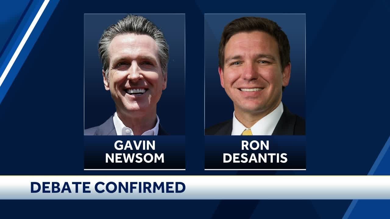 Gov. Newsom To Debate Florida Gov. Desantis On Fox News In November