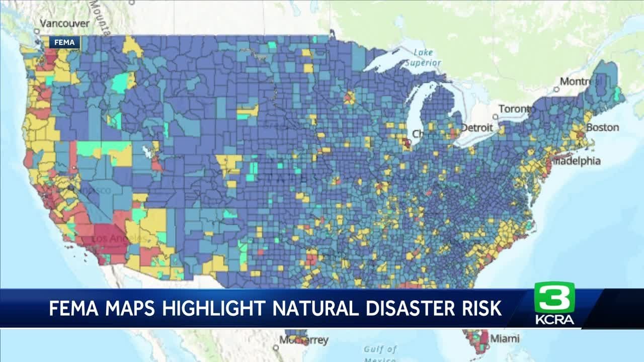 Interactive Map: Fema Breaks Down Chance Of Natural Disaster By Area In California