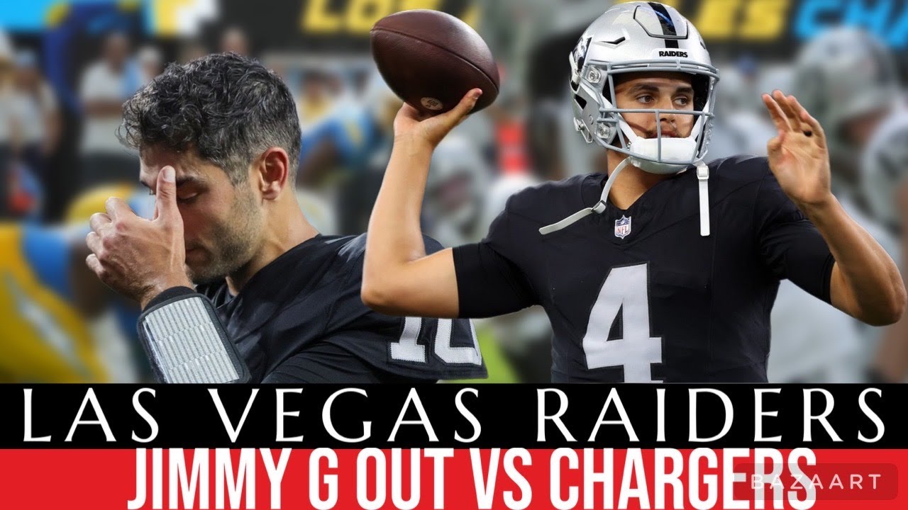 Jimmy G Out For Raiders Vs Chargers Game& Aoc! Las Vegas Raiders News & Updates