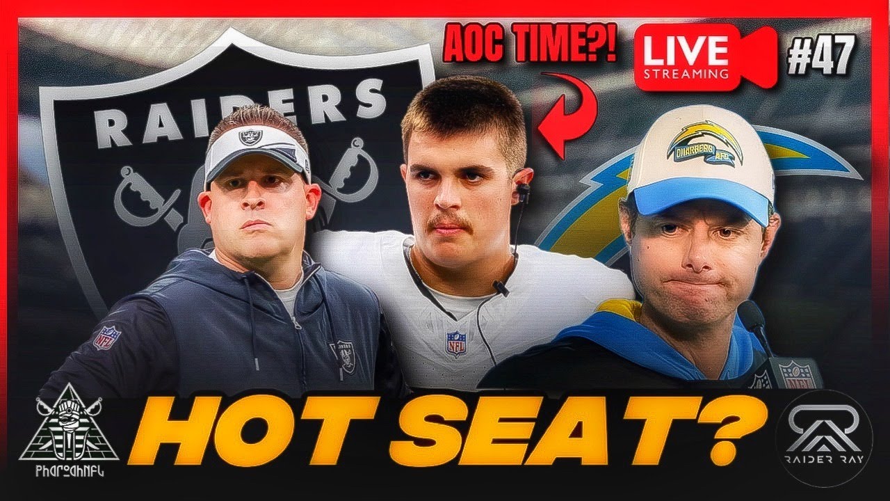 Josh Mcdaniels On The HOT Seat? AOC STARTING? Raiders-Steelers REVIEW, Raiders-Chargers, & More! 1 Josh Mcdaniels On The Hot Seat? Aoc Starting? Raiders Steelers Review, Raiders Chargers, & More!