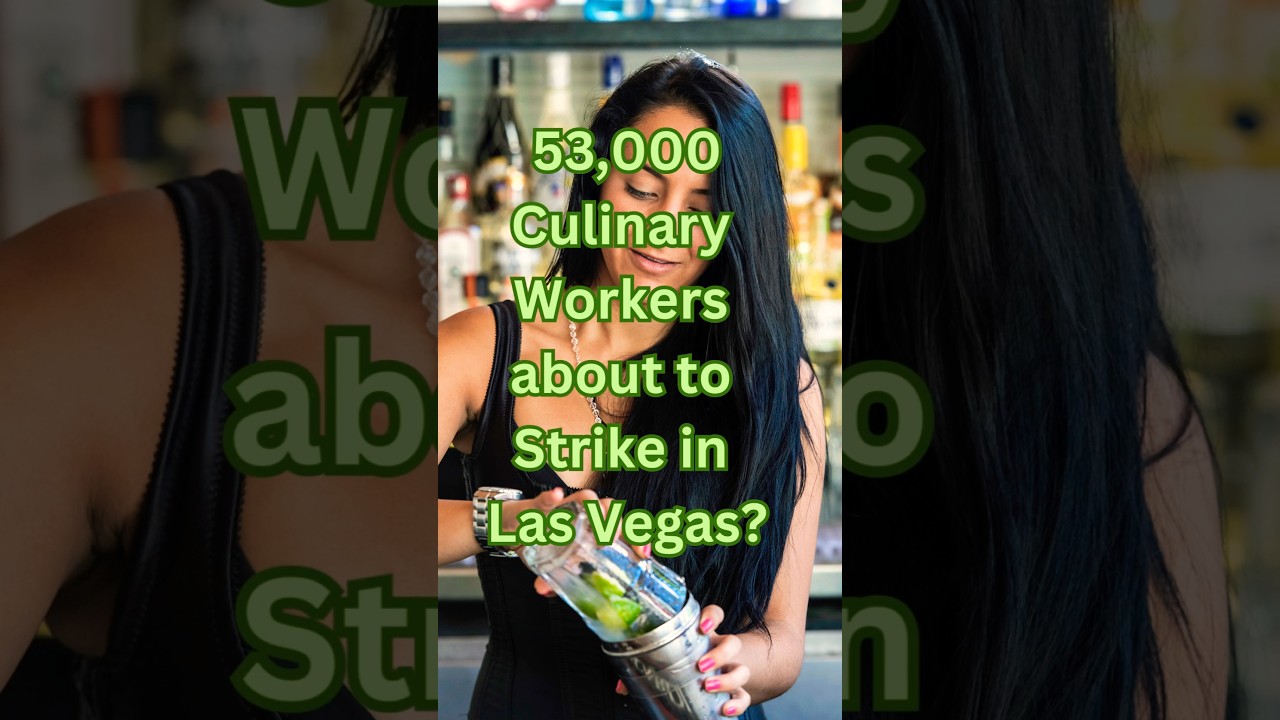 Las Vegas Culinary Workers Rally For Rights #lasvegas #vegas #news #shorts