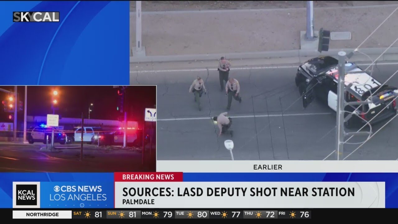 Lasd Deputy Hospitalized After Being Shot Outside Of Palmdale Station