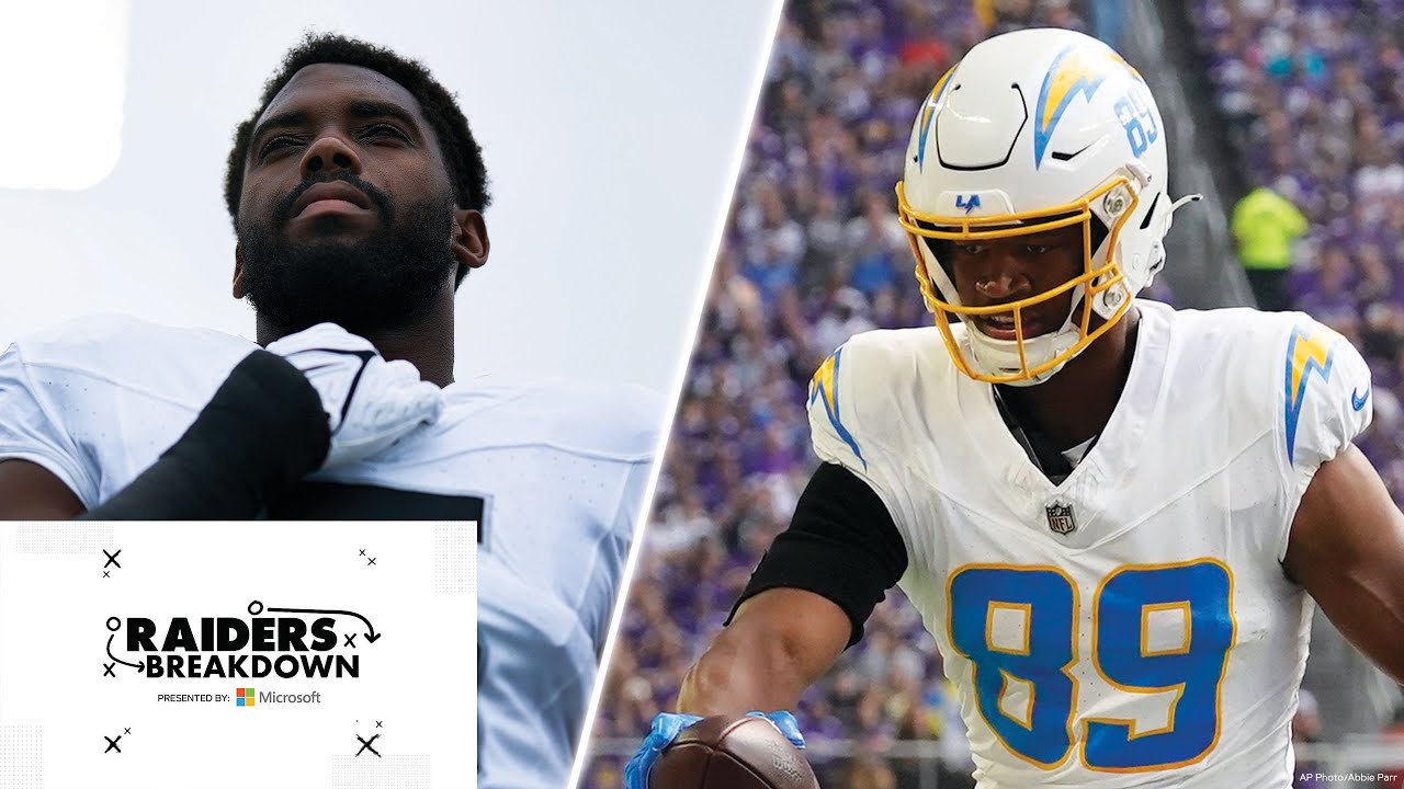 Limiting The Chargers Offense, Tight End Donald Parham Jr. In The Red Zone | Raiders | Nfl