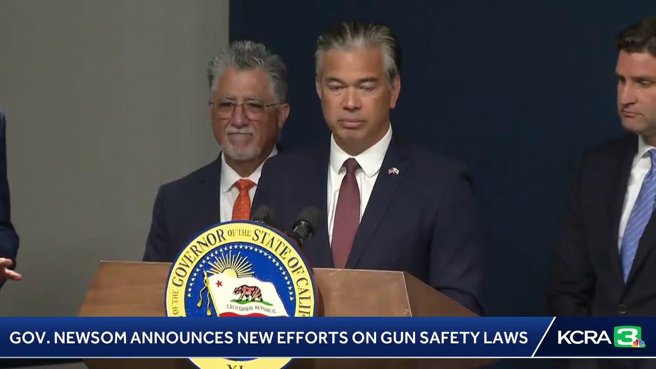 Live | Gov. Newsom And Ag Rob Bonta Are Announcing New Efforts Related To Gun Safety Laws