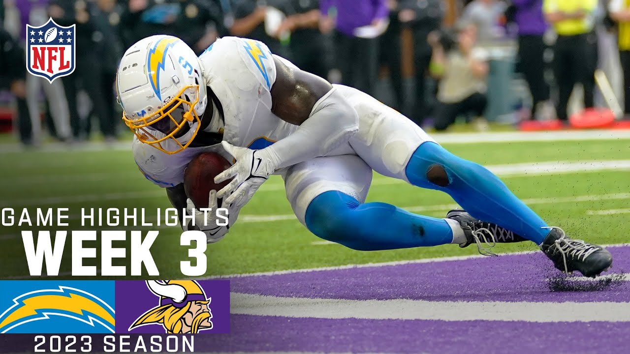 Los Angeles Chargers Vs. Minnesota Vikings Game Highlights | Nfl 2023 Week 3