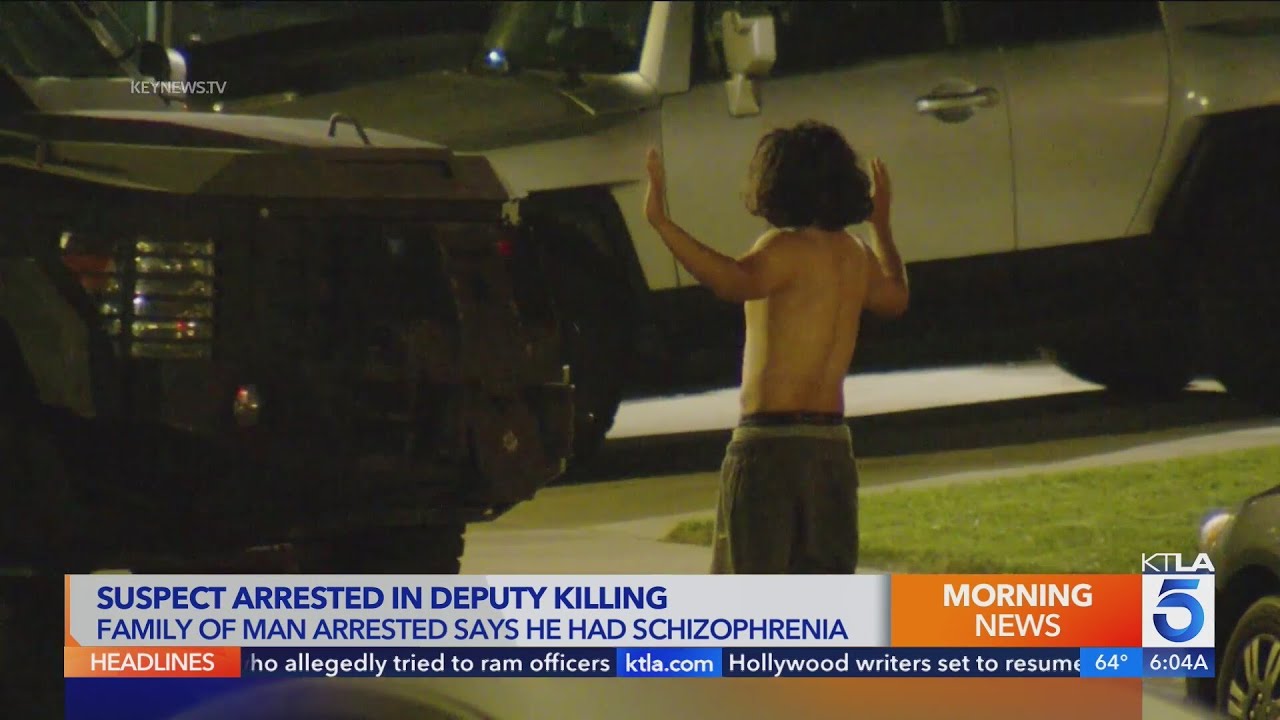 Man Arrested In Slaying Of L.a. County Deputy Schizophrenic, Family Says