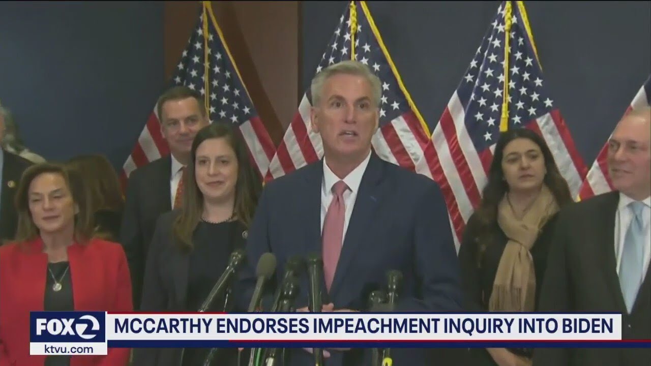 Mccarthy Opens Biden Impeachment Inquiry