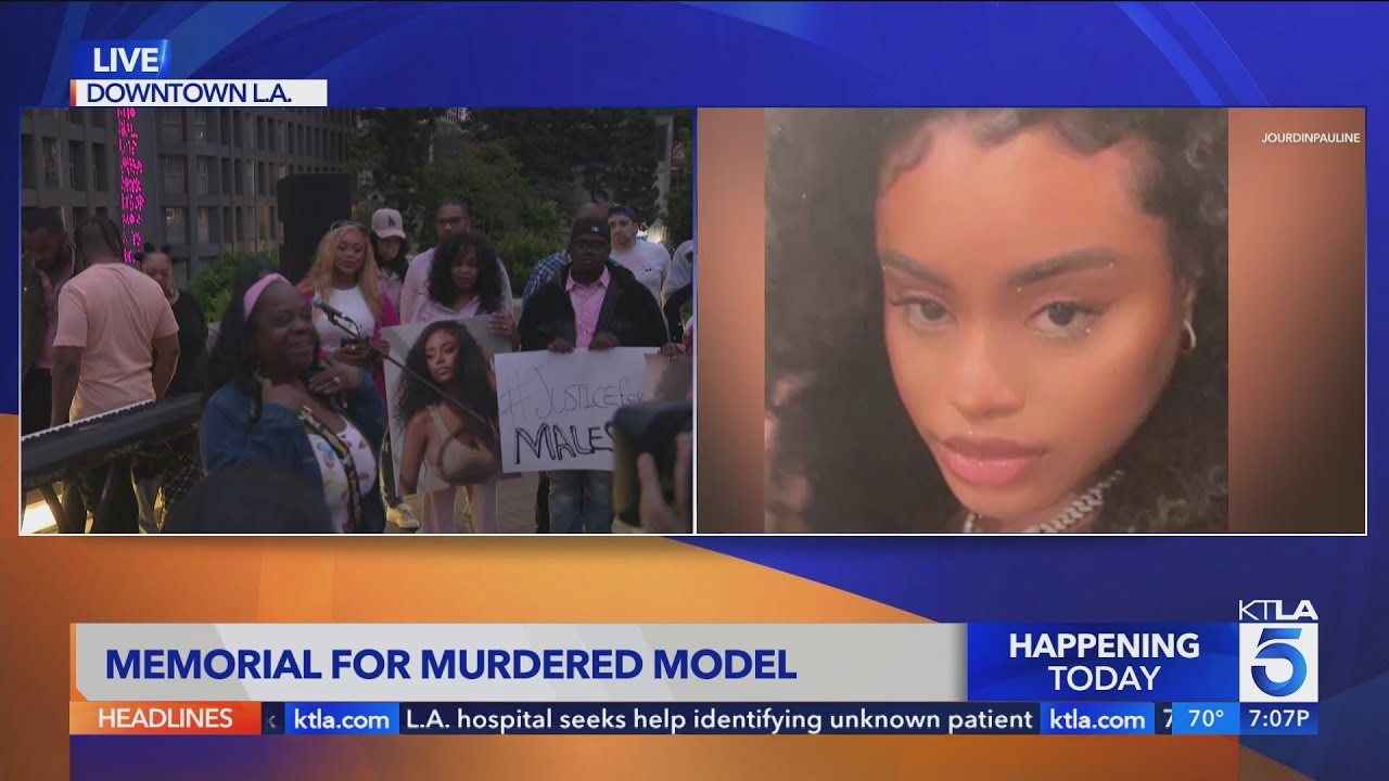 Memorial held for model killed in her downtown L.A. apartment 2 Memorial Held For Model Killed In Her Downtown L.a. Apartment