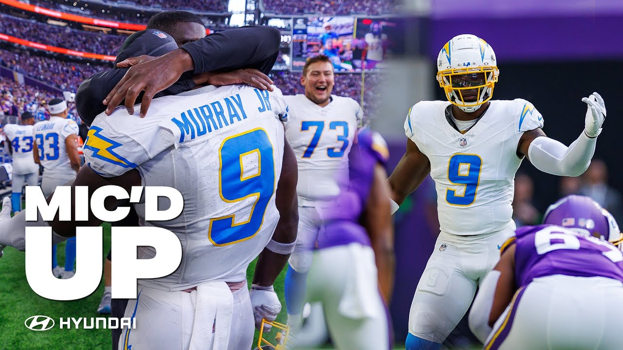 Mic’d Up: Murray’s Game Winning Pick Vs Vikings | La Chargers