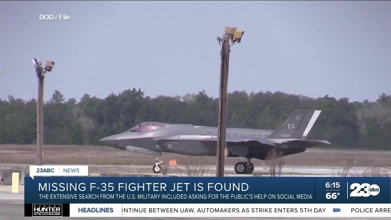 Missing F 35 Fighter Jet Found