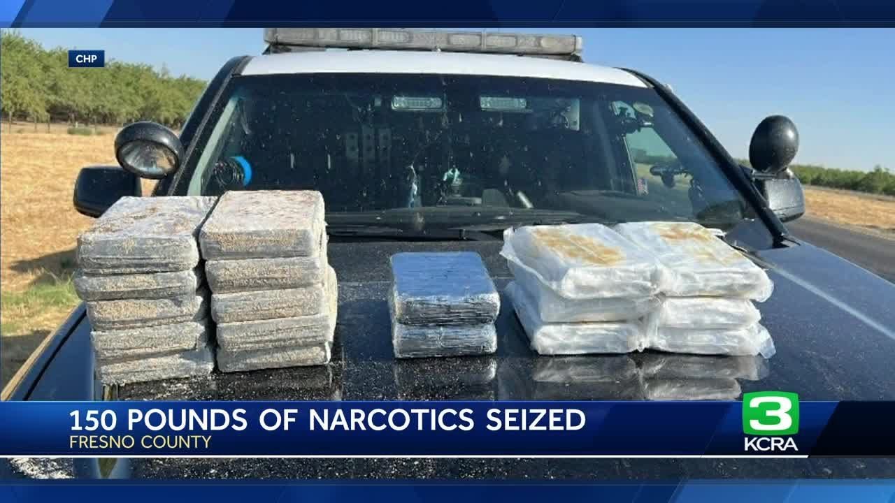 More Than 150 Pounds Of Narcotics Recovered In Merced By Chp