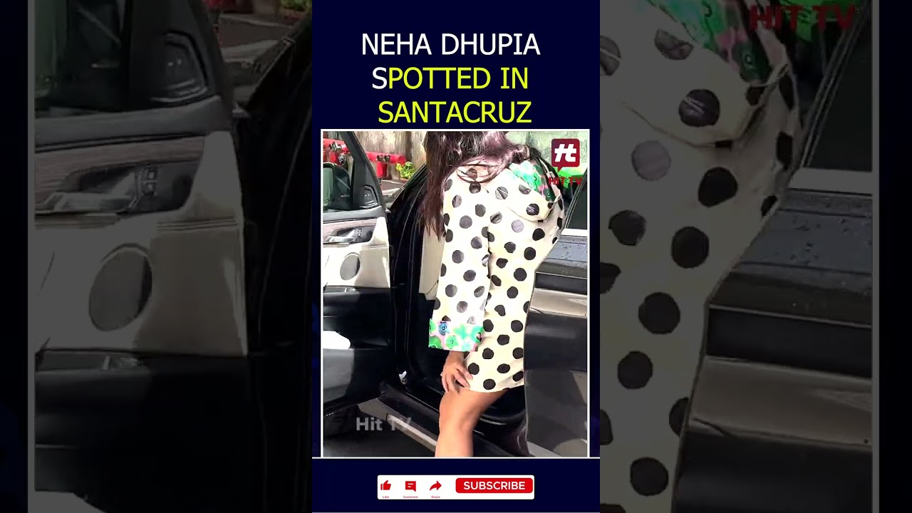 Neha Dhupia को Santacruz में देखा गया | Hit Tv National |