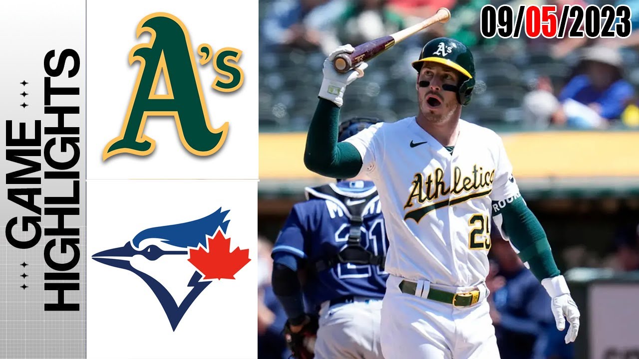 Oakland Athletics Vs Toronto Blue Jays Highlights [today] September 05, 2023 | Mlb 2023