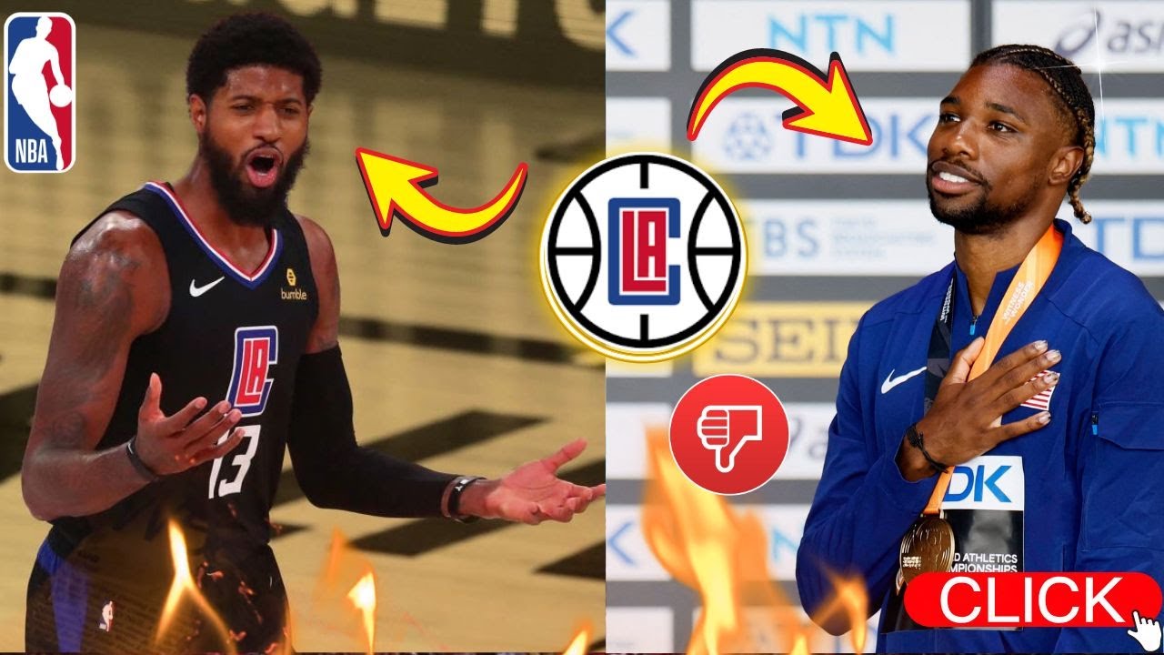 💥paul George Responds To Noah Lyles’ Viral Comments. Los Angeles Clippers News.