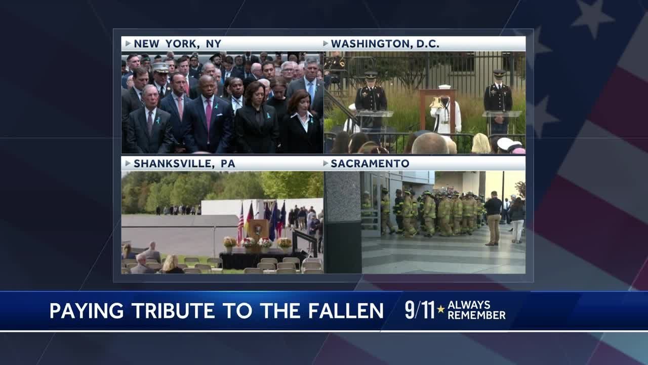Paying Tribute To The Fallen On 9/11 | Ceremonies Honor Sept. 11 Attack Victims Across The Nation
