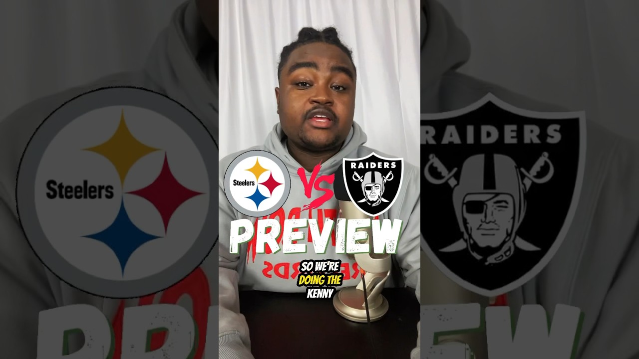 Pittsburgh Steelers Vs Las Vegas Raiders Nfl Sunday Night Football Preview #shorts #nfl