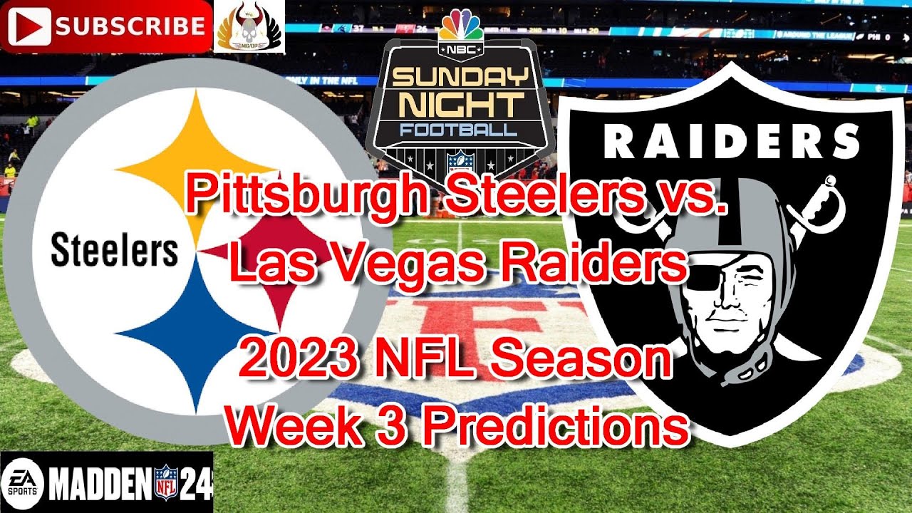 Pittsburgh Steelers Vs. Las Vegas Raiders | 2023 Nfl Season Week 3 | Predictions Madden Nfl 24