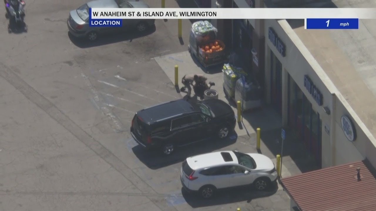 Police Chase Ends At Discount Store In La County