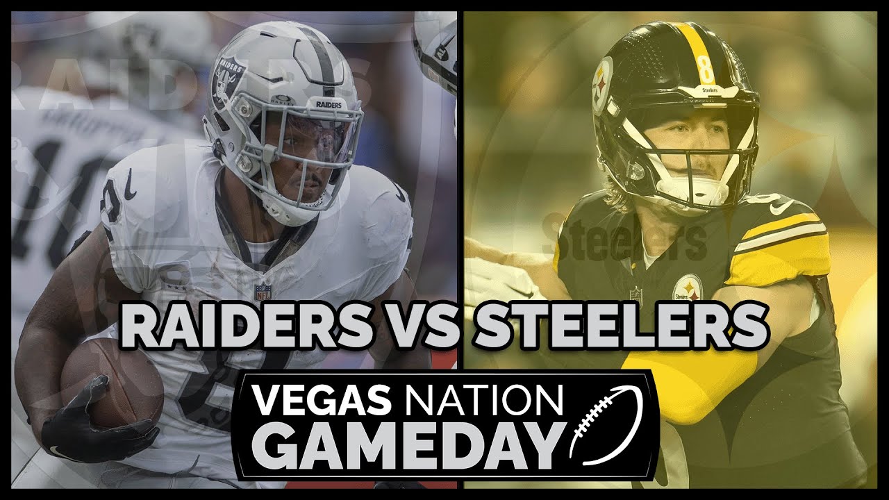 Raiders face Steelers on 'Sunday Night Football' | Vegas Nation Gameday 1 Raiders Face Steelers On ‘sunday Night Football’ | Vegas Nation Gameday