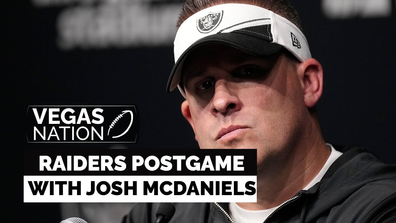 Raiders Head Coach Josh Mcdaniels Postgame News Conference