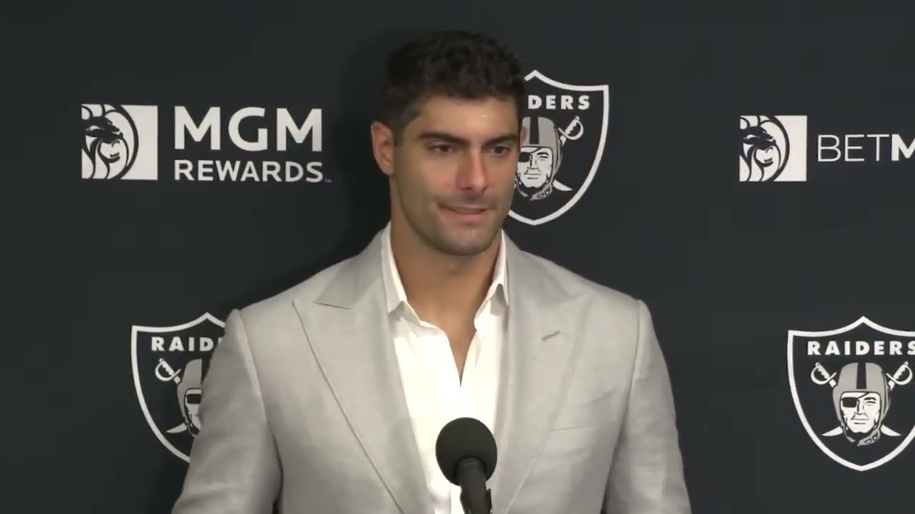 Raiders Qb Jimmy Garoppolo After Week 2 Loss At Bills – Sept 17, 2023