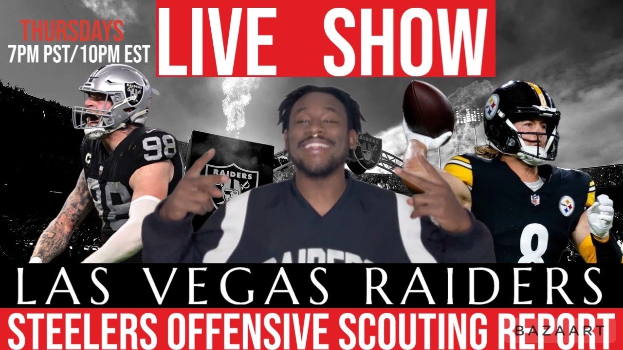 Raiders Scouting Report Steelers Offense|raider Rundown Live Show
