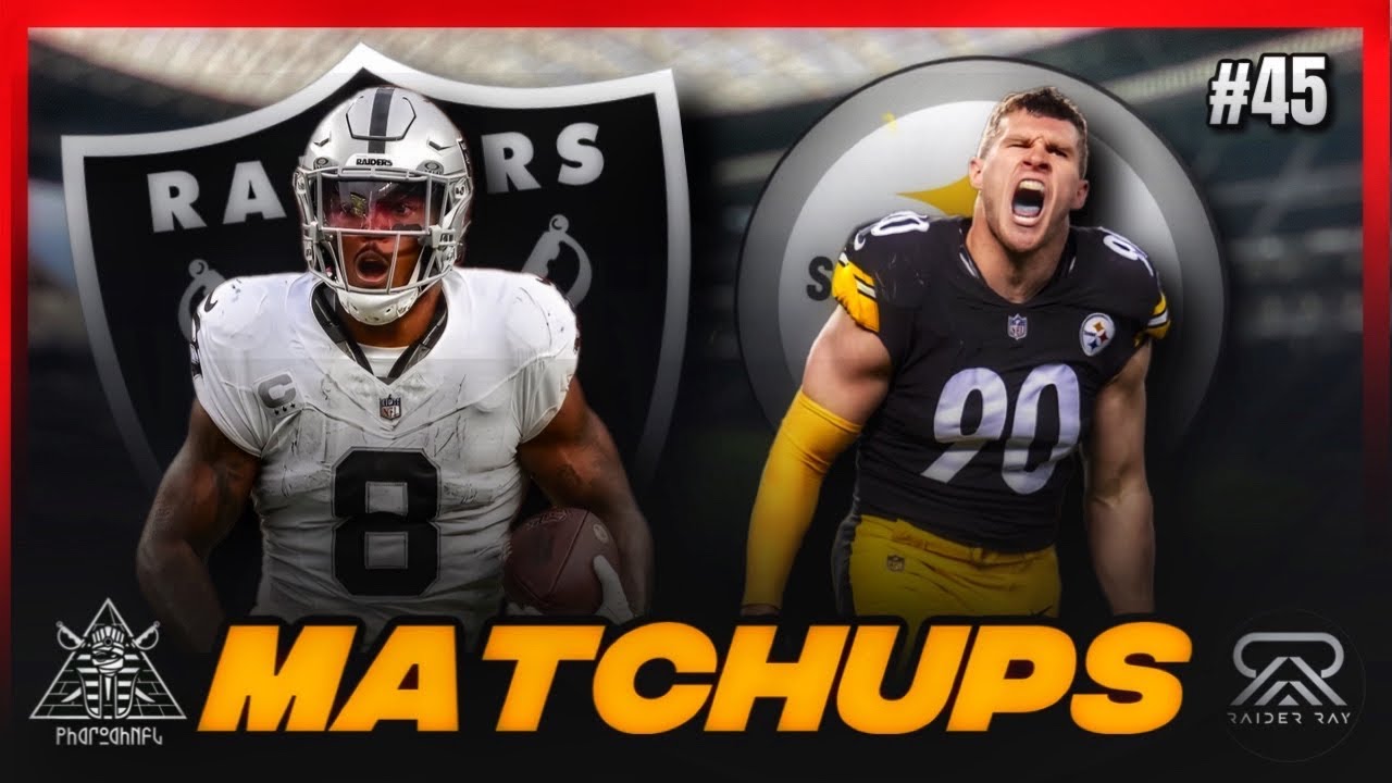 Raiders-Steelers KEY Matchups, FINAL Injury Report, Latest News, Rumors, & MORE! @PharoahNFL 1 Raiders Steelers Key Matchups, Final Injury Report, Latest News, Rumors, & More! @pharoahnfl