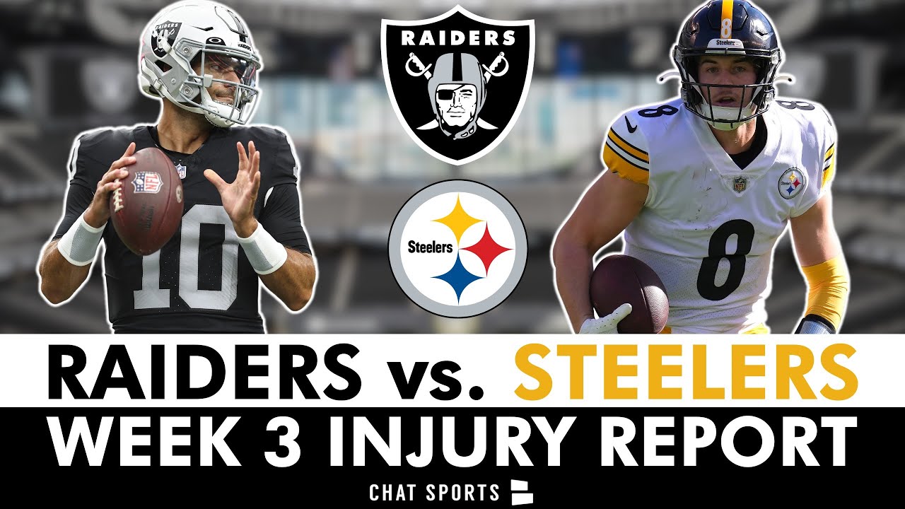 Raiders Vs. Steelers Preview: Keys To Victory Over Pittsburgh + Raiders Injury News | Nfl Week 3