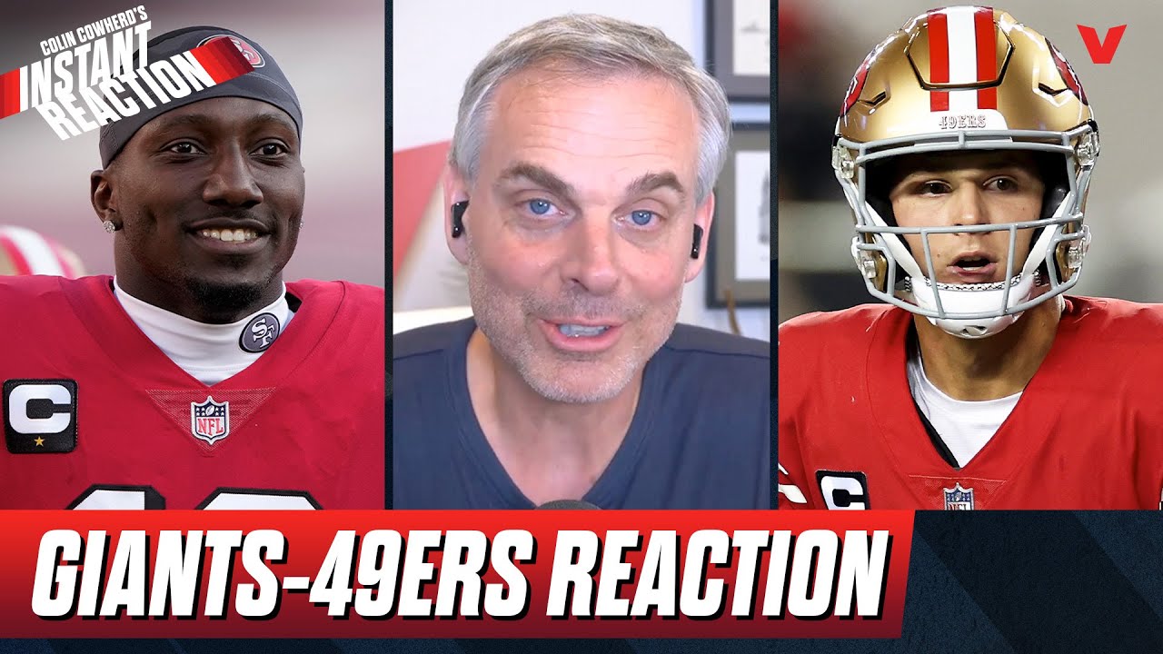 Reaction To Giants 49ers; Brock Purdy Outduels Daniel Jones, Week 3 Predictions | Colin Cowherd Nfl