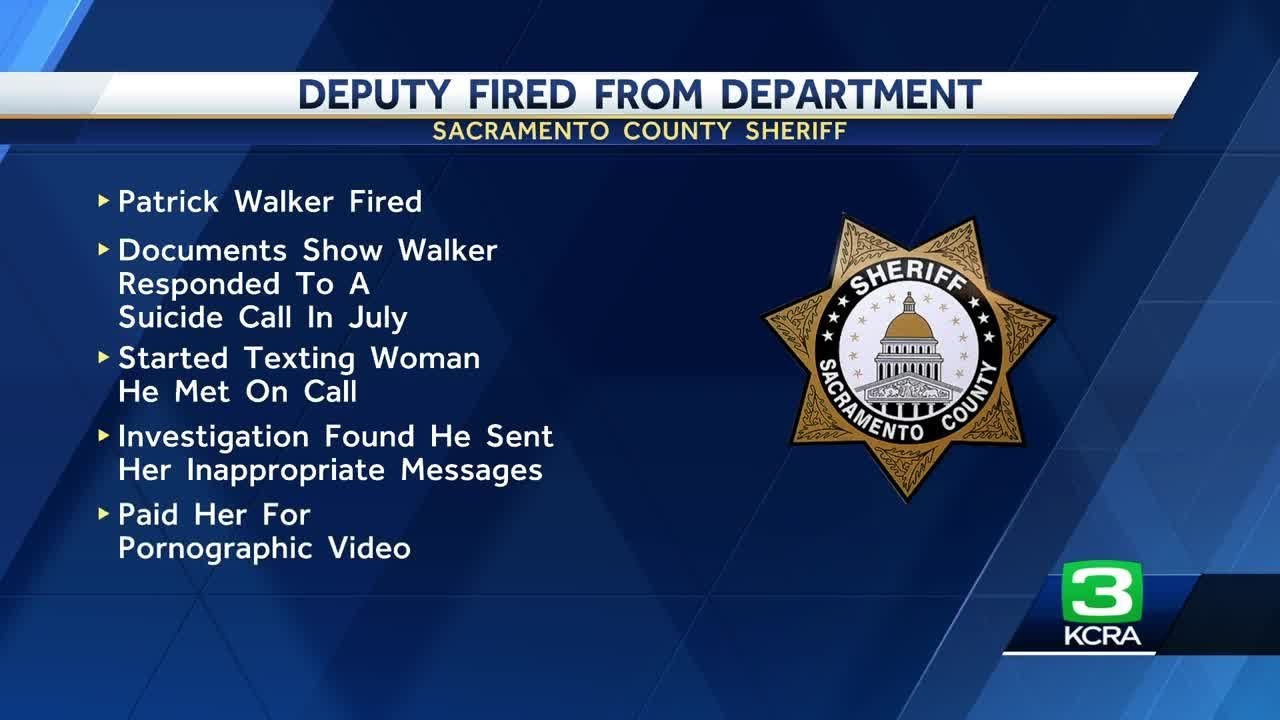 Sacramento Deputy Fired After Inappropriate Messages With Mental Health Patient, Sheriff’s Office…