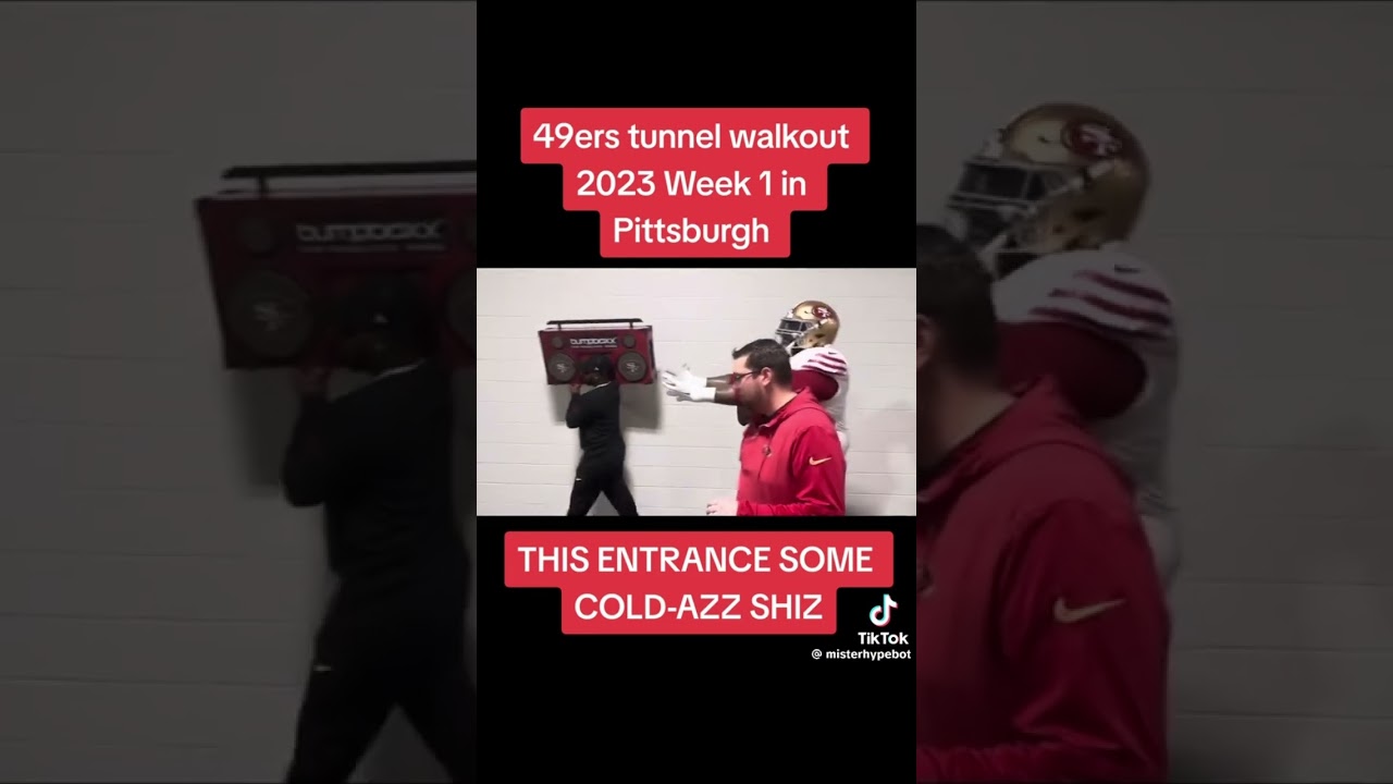 SanFrancisco 49ers Tunnel Walkout (week 1) #nfl #tunnel #entrance #49ers #sports #espn #youtubeshort 1 Sanfrancisco 49ers Tunnel Walkout (week 1) #nfl #tunnel #entrance #49ers #sports #espn #youtubeshort