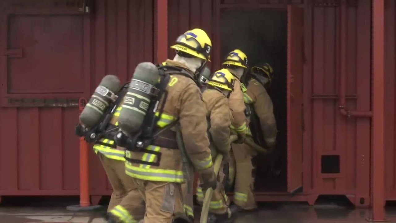 Santa Barbara County Fire Recruits Perform Live Drills At The Hancock College Public Safety …