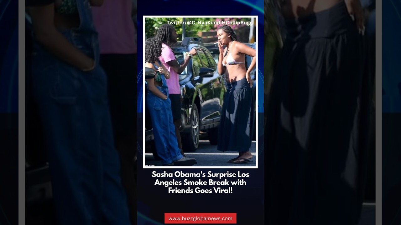 Sasha Obama's Surprise Los Angeles Smoke Break with Friends Goes Viral!#SashaObama #obama#viral#usa 2 Sasha Obama’s Surprise Los Angeles Smoke Break With Friends Goes Viral!#sashaobama #obama#viral#usa