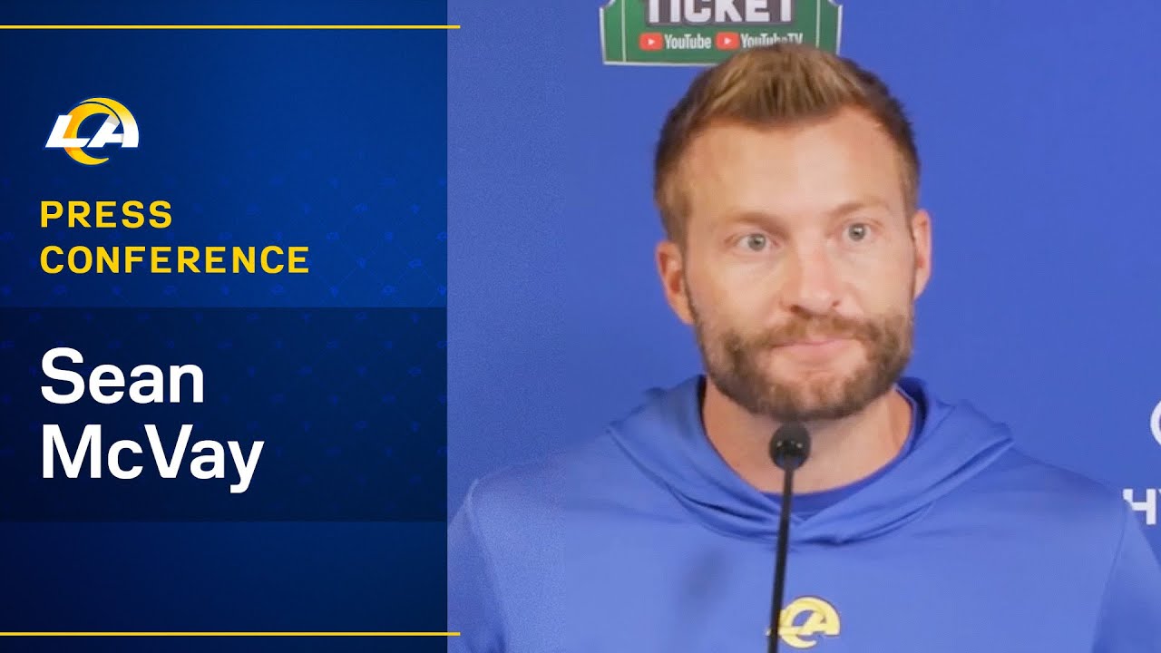Sean Mcvay Addresses The Media Ahead Of Their Week 3 Matchup Against The Bengals