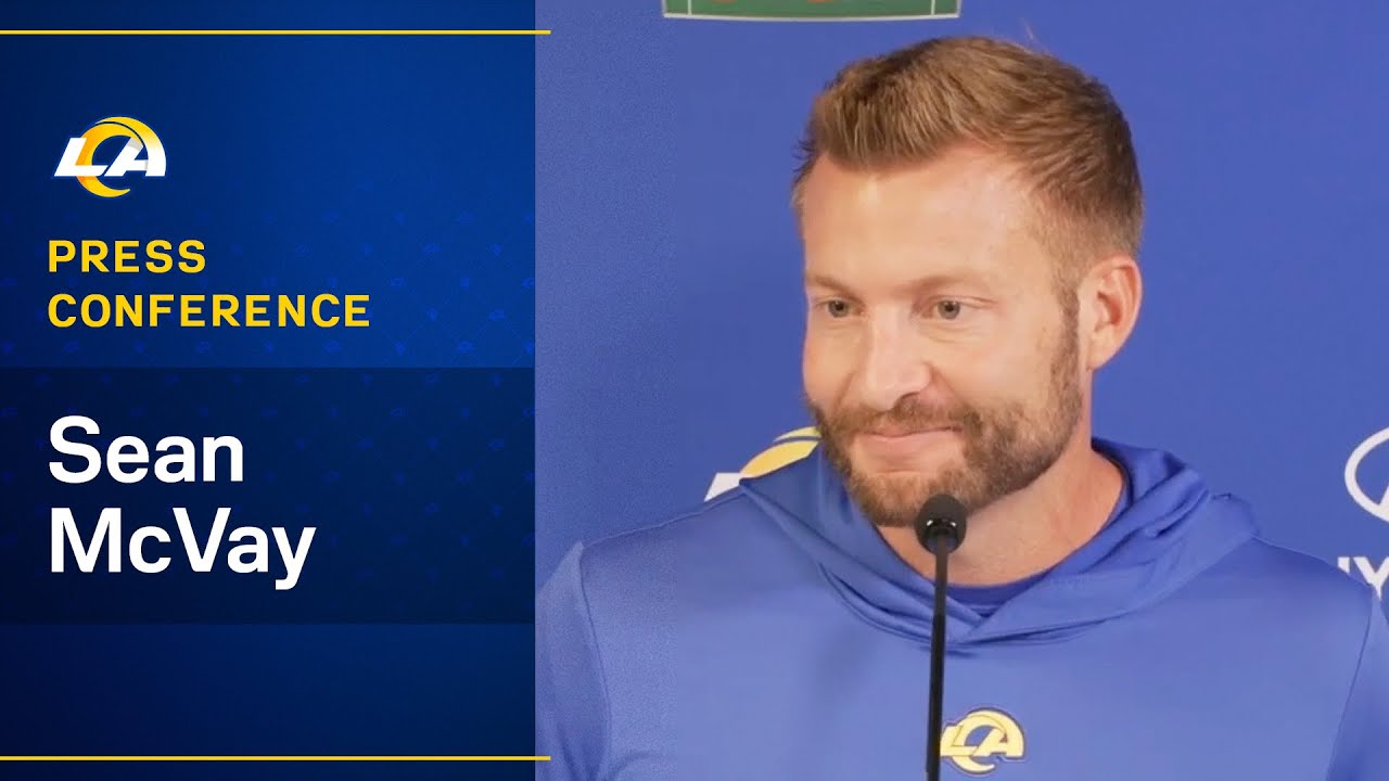 Sean McVay Addresses The Media Ahead Of Their Week 2 Matchup Against The 49ers 2 Sean Mcvay Addresses The Media Ahead Of Their Week 2 Matchup Against The 49ers
