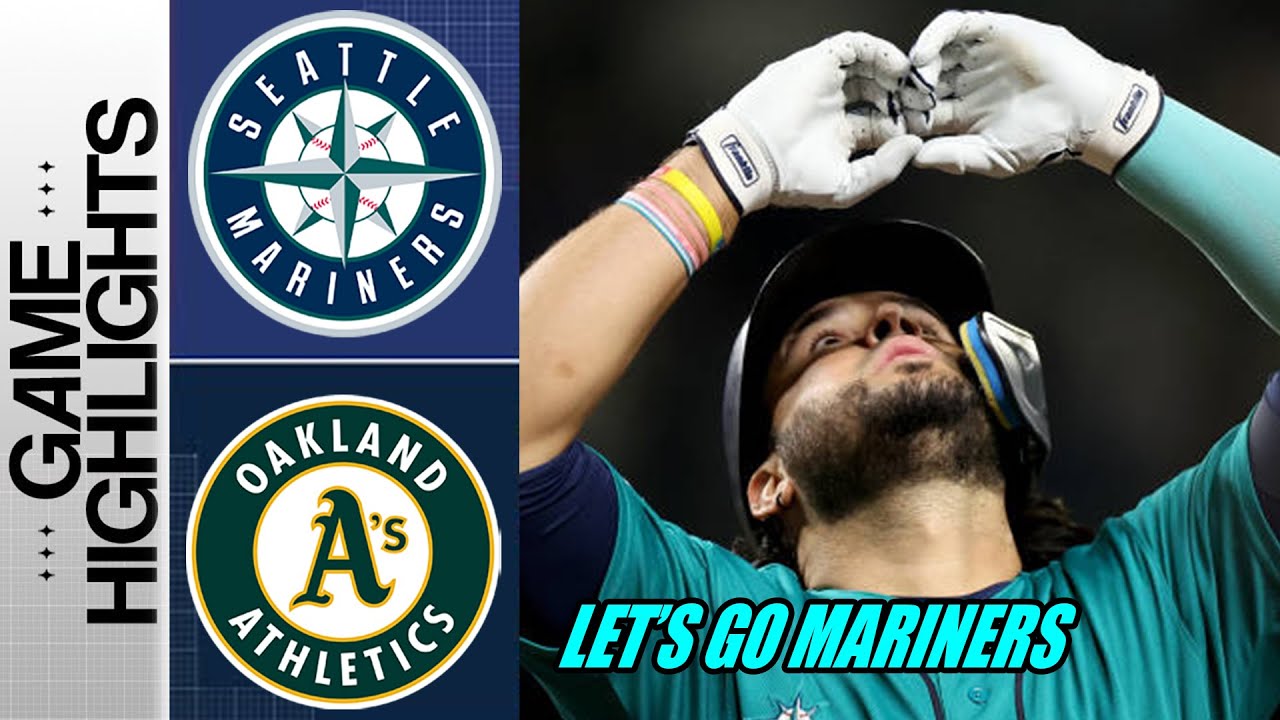 Seattle Mariners Vs Oakland Athletics Today Game Highlights Sep 18, 2023 Mlb Highlights 2023