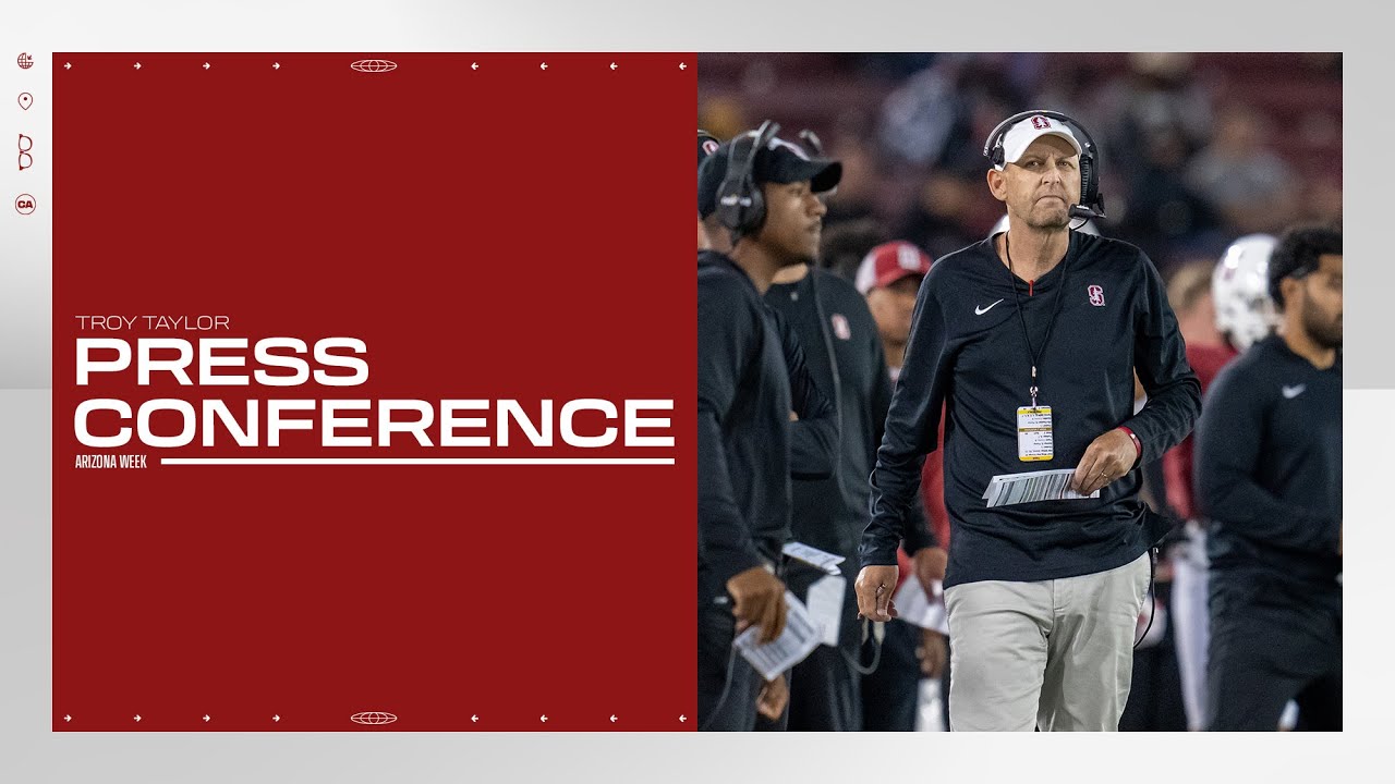 Stanford Football: Coach Taylor Weekly Press Conference | Arizona