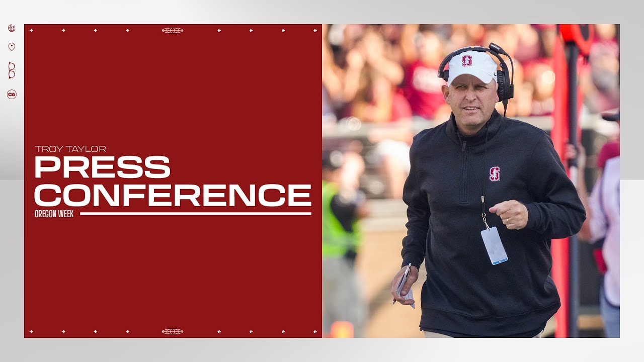 Stanford Football: Coach Taylor Weekly Press Conference | Oregon