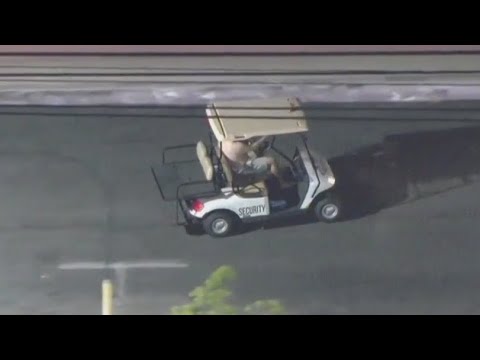 Stolen Golf Cart Driver Leads Chase